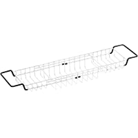 Amazon Basics - Bandeja de alambre de almacenamiento para bañera
